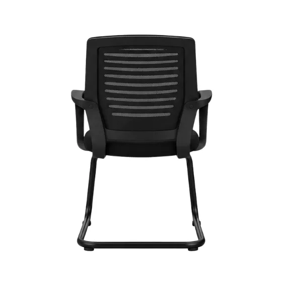 Mesh-visitor-chair-cantilever-frame