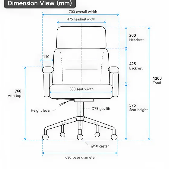 Executive-chair-in-office