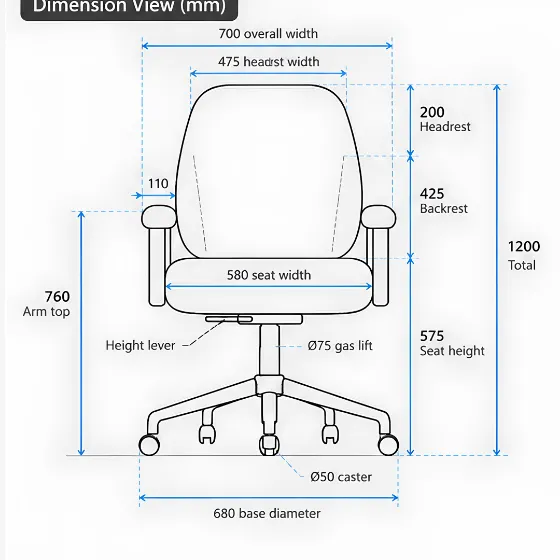 Workstation-chair-in-office