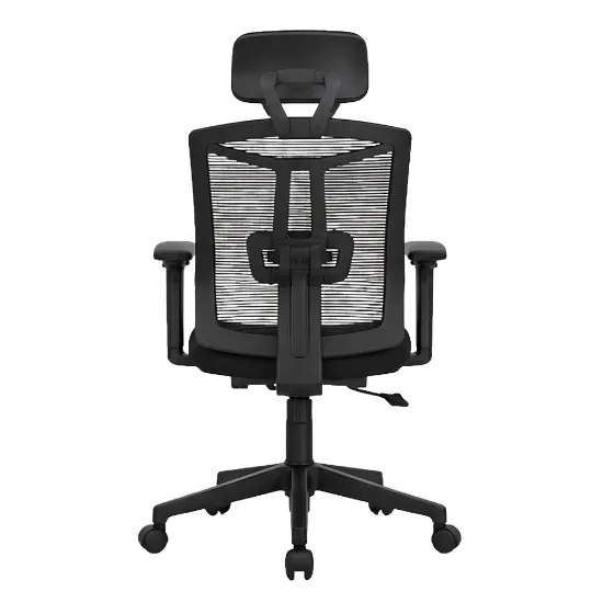 High-back-mesh-chair-headrest-and-lumbar-support
