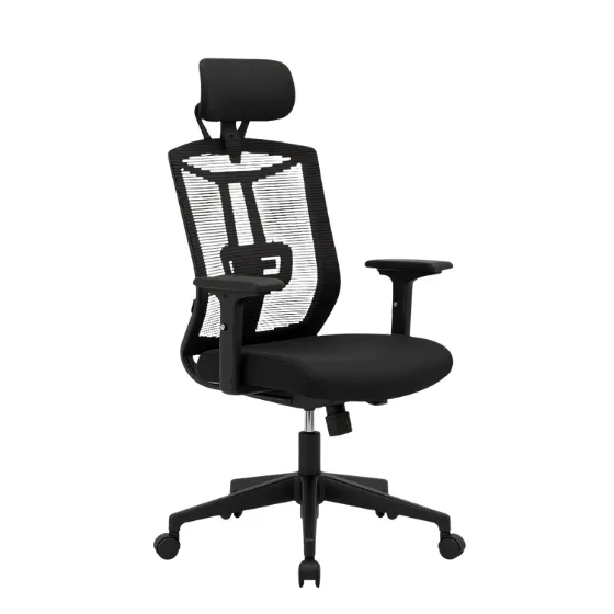 High-back-mesh-chair-front-view