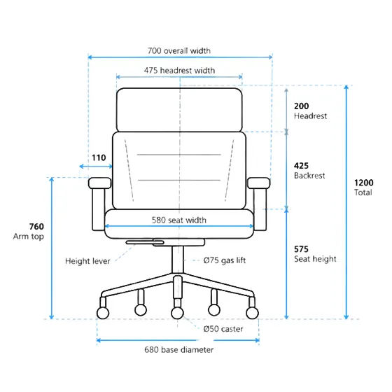Manager-chair-in-office